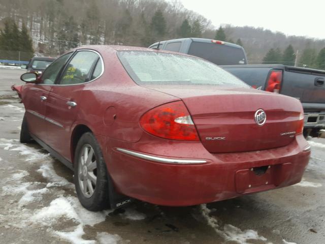 2G4WC582781166211 - 2008 BUICK LACROSSE C RED photo 3