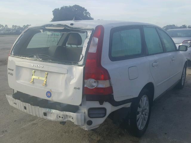 YV1MW382452098401 - 2005 VOLVO V50 2.4I WHITE photo 4