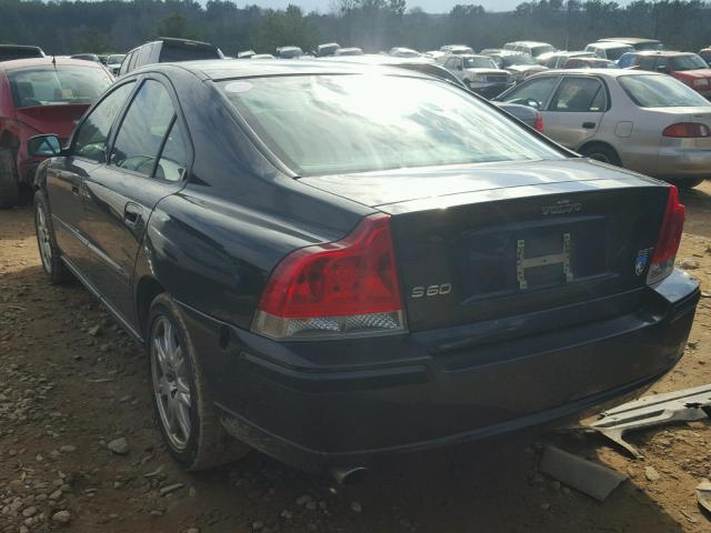 YV1RS592152480896 - 2005 VOLVO S60 2.5T BLACK photo 3