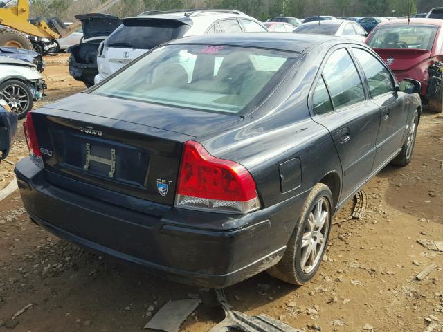 YV1RS592152480896 - 2005 VOLVO S60 2.5T BLACK photo 4