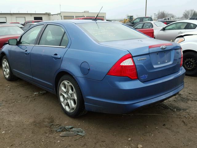 3FAHP0HA9AR278477 - 2010 FORD FUSION SE BROWN photo 3