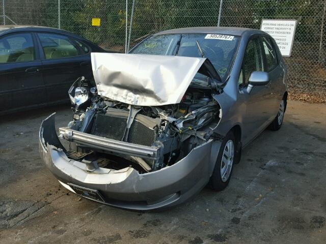 JHMGD37467S018853 - 2007 HONDA FIT SILVER photo 2