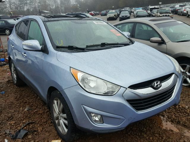 KM8JU3AC7AU063783 - 2010 HYUNDAI TUCSON GLS BLUE photo 1