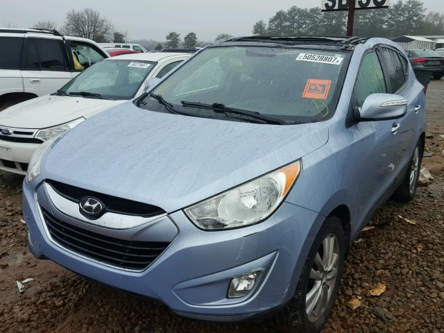 KM8JU3AC7AU063783 - 2010 HYUNDAI TUCSON GLS BLUE photo 2