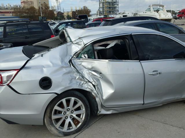 1G11H5SA9DF316394 - 2013 CHEVROLET MALIBU LTZ SILVER photo 9