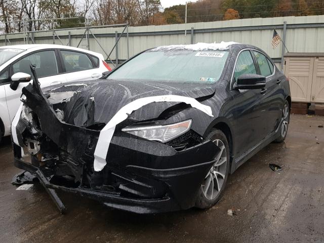 19UUB2F57FA001001 - 2015 ACURA TLX TECH შავი ფოტო 2