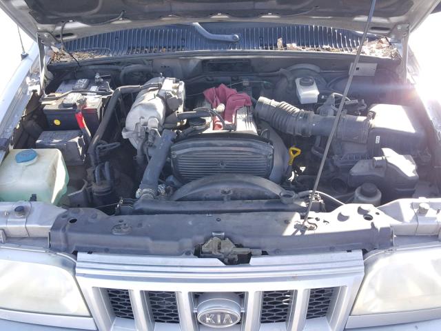 KNDJB723625150635 - 2002 KIA SPORTAGE SILVER photo 7