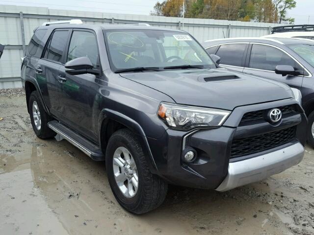 JTEZU5JR3E5073150 - 2014 TOYOTA 4RUNNER SR GRAY photo 1