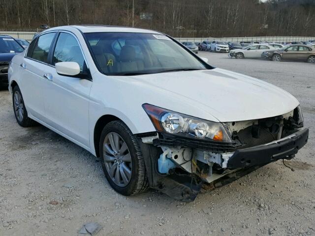 1HGCP3F86CA019546 - 2012 HONDA ACCORD EXL WHITE photo 1