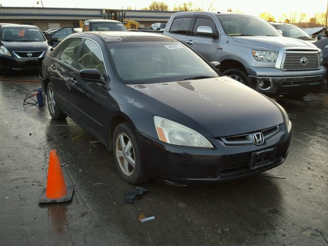 1HGCM56614A125827 - 2004 HONDA ACCORD EX BLACK photo 1