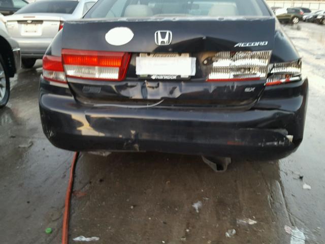 1HGCM56614A125827 - 2004 HONDA ACCORD EX BLACK photo 9