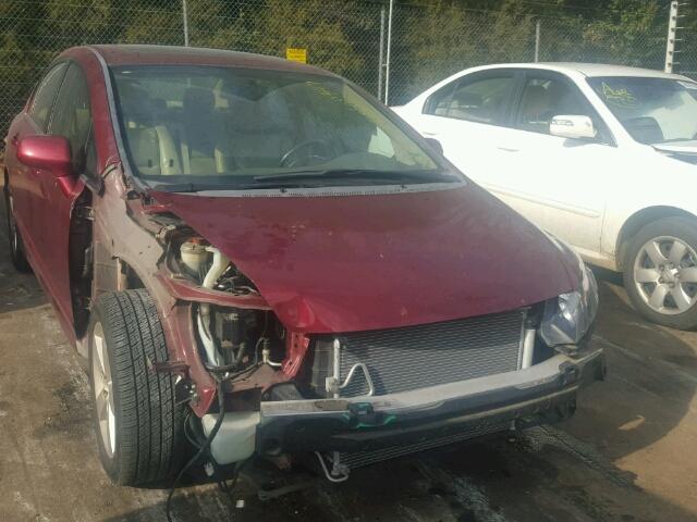 1HGFA16918L094436 - 2008 HONDA CIVIC EXL أحمر صورة 9