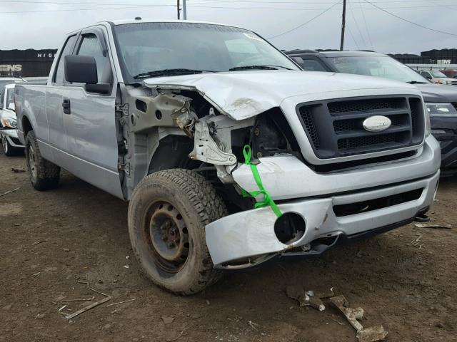 1FTRX14W37FB59982 - 2007 FORD F150 SILVER photo 1