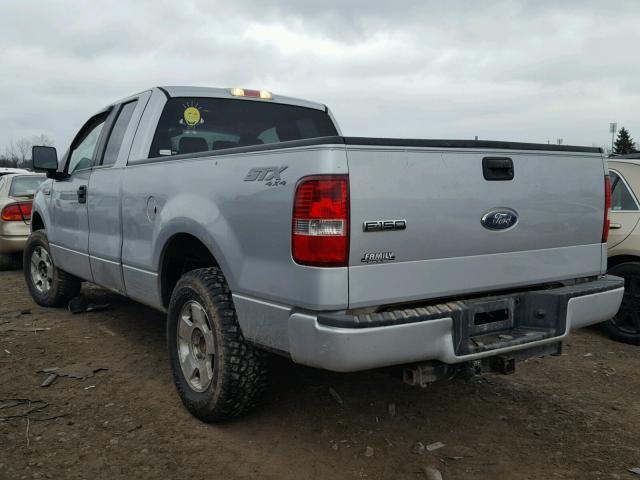 1FTRX14W37FB59982 - 2007 FORD F150 SILVER photo 3