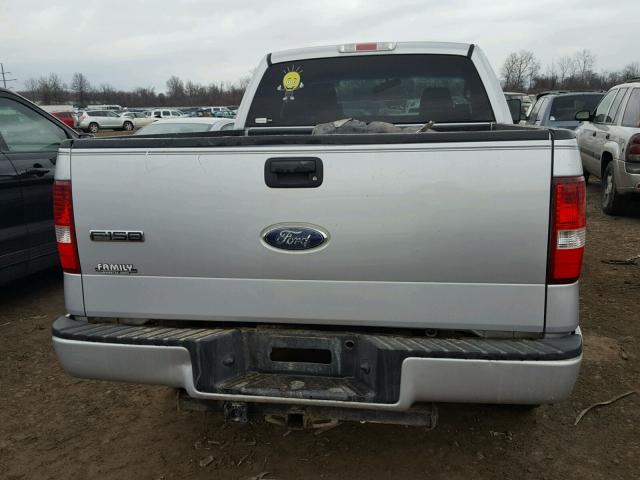 1FTRX14W37FB59982 - 2007 FORD F150 SILVER photo 9