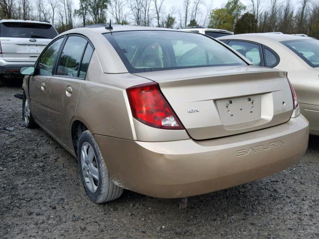 1G8AJ55F87Z165239 - 2007 SATURN ION LEVEL TAN photo 3