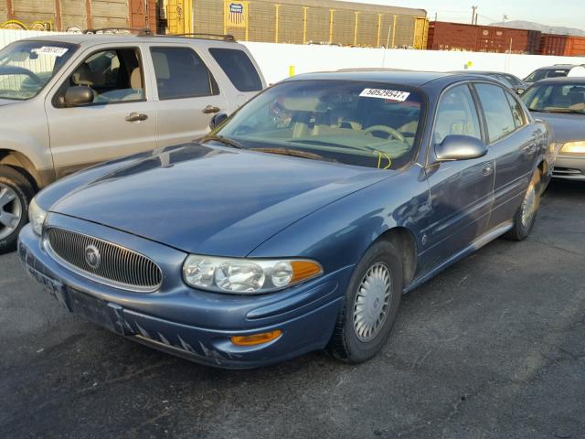 1G4HP54K214272367 - 2001 BUICK LESABRE CU BLUE photo 2