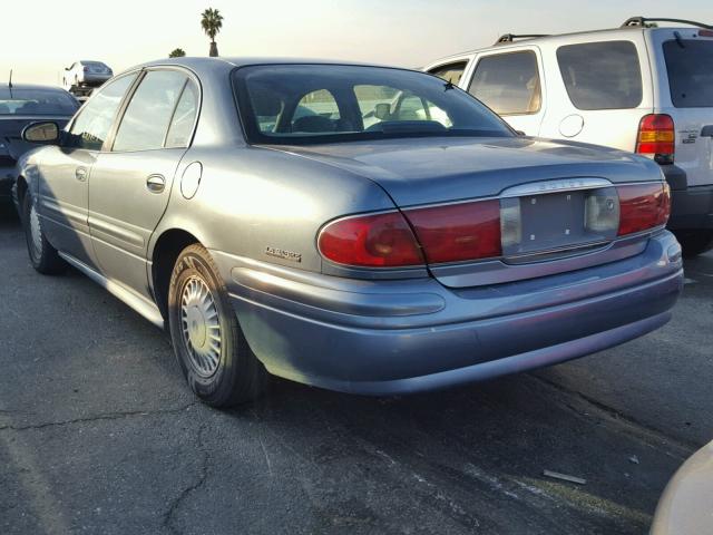 1G4HP54K214272367 - 2001 BUICK LESABRE CU BLUE photo 3