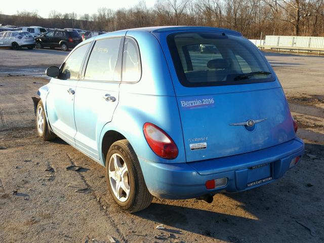 3A8FY48B28T188074 - 2008 CHRYSLER PT CRUISER BLUE photo 3