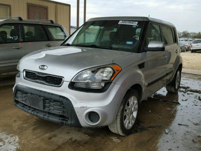 KNDJT2A68C7385250 - 2012 KIA SOUL + SILVER photo 2