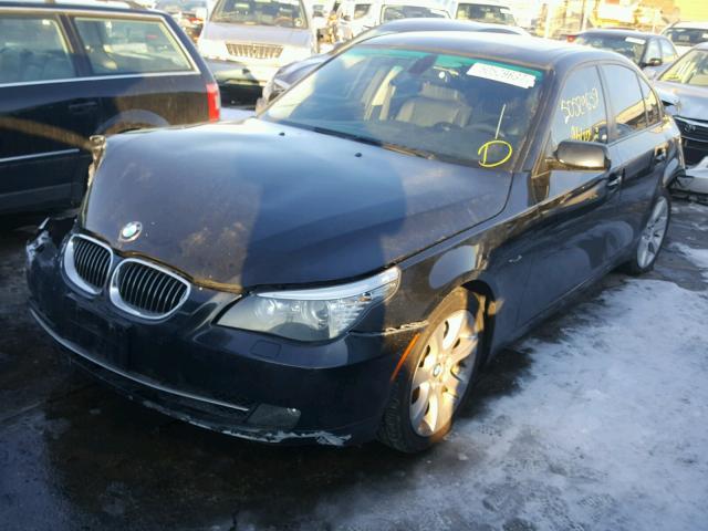 WBANV93518CZ68862 - 2008 BMW 535 XI BLACK photo 2