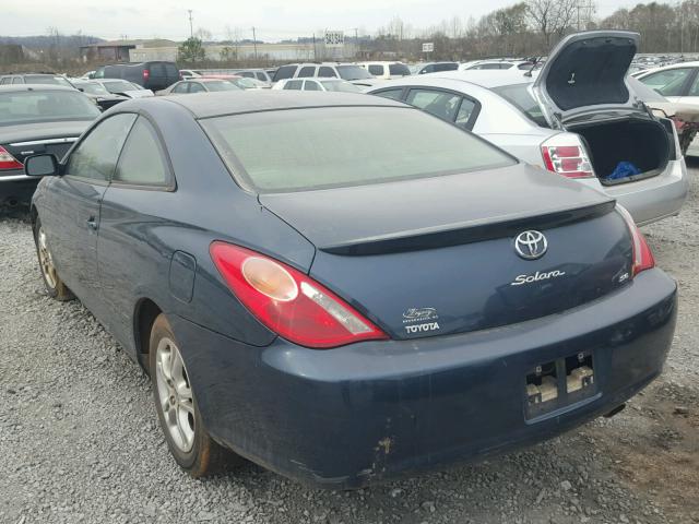 4T1CE38PX5U962660 - 2005 TOYOTA CAMRY SOLA BLUE photo 3