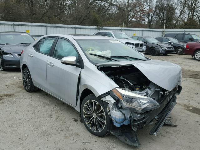 2T1BURHE5EC160227 - 2014 TOYOTA COROLLA L SILVER photo 1