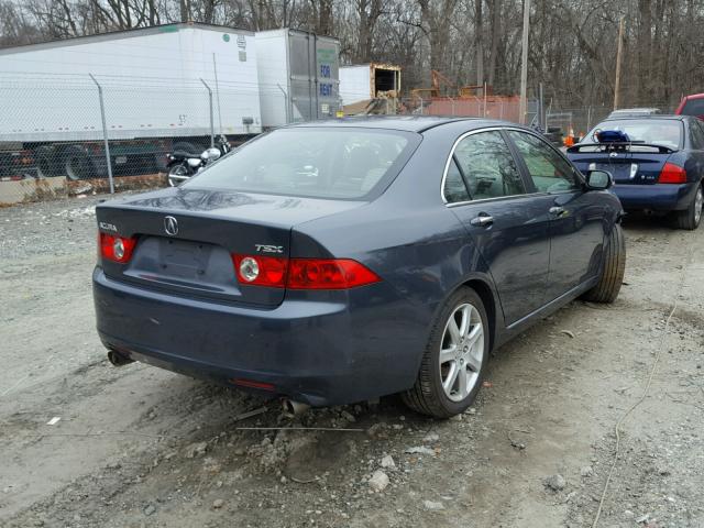 JH4CL96934C036461 - 2004 ACURA TSX GRAY photo 4