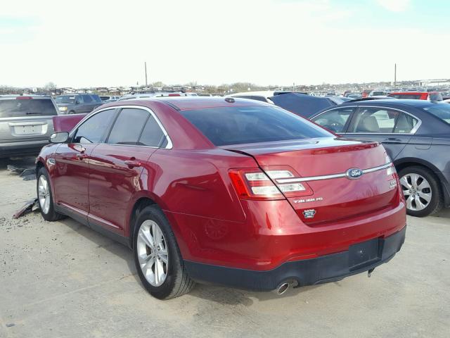 1FAHP2E82DG174745 - 2013 FORD TAURUS SEL RED photo 3