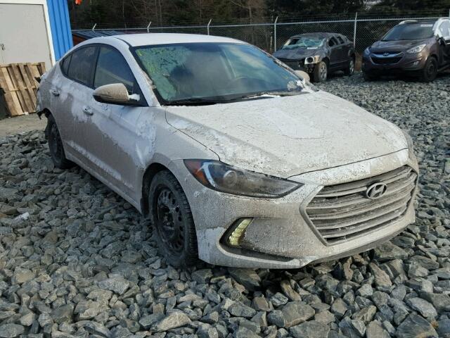 KMHD84LF5HU123424 - 2017 HYUNDAI ELANTRA SE WHITE photo 1