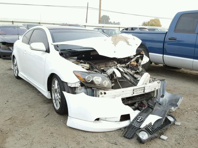 JTKDE167380222646 - 2008 TOYOTA SCION WHITE photo 1