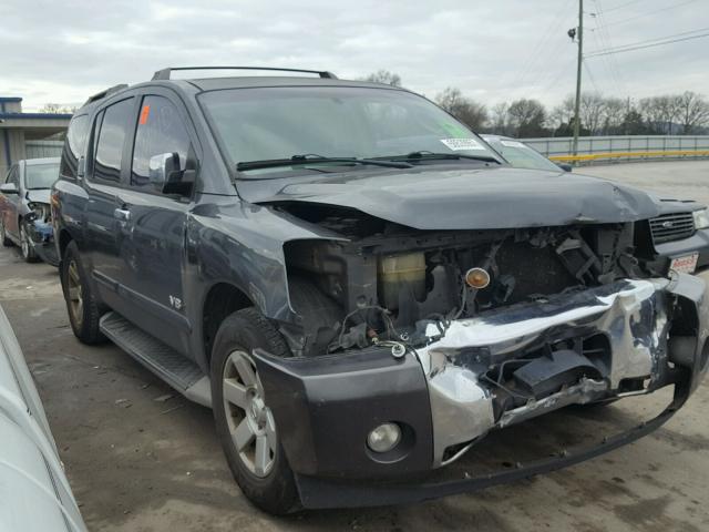 5N1AA08A76N731658 - 2006 NISSAN ARMADA SE SILVER photo 1