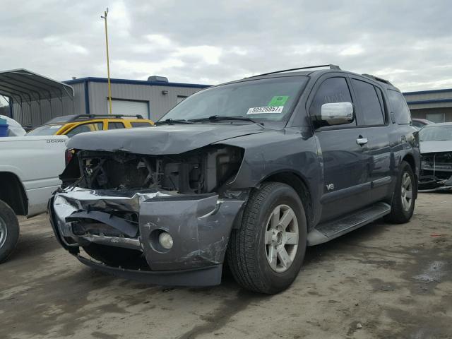 5N1AA08A76N731658 - 2006 NISSAN ARMADA SE SILVER photo 2