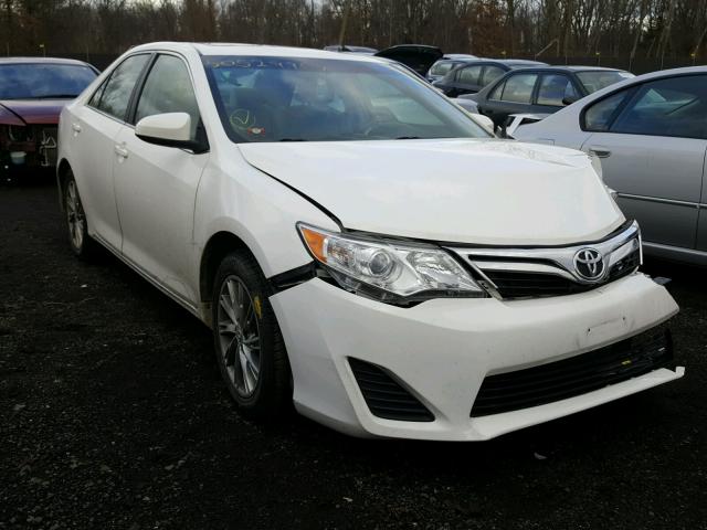 4T1BF1FK1CU599201 - 2012 TOYOTA CAMRY BASE WHITE photo 1