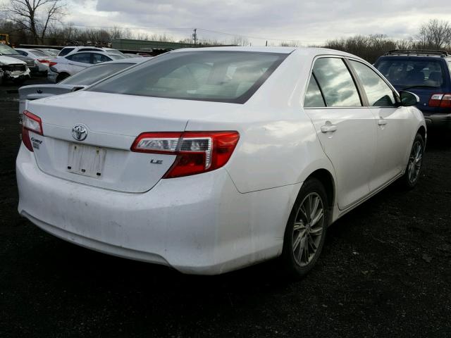 4T1BF1FK1CU599201 - 2012 TOYOTA CAMRY BASE WHITE photo 4