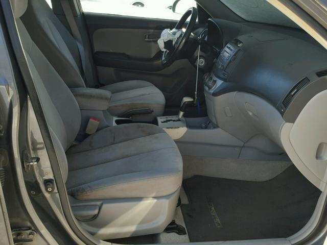 KMHDU46D67U068907 - 2007 HYUNDAI ELANTRA GL GRAY photo 5