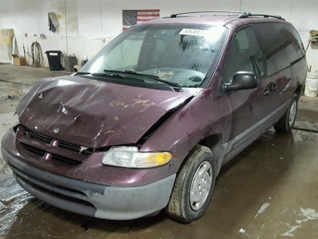 2B4GP44R5WR715815 - 1998 DODGE GRAND CARA PURPLE photo 2