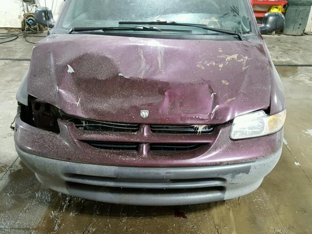 2B4GP44R5WR715815 - 1998 DODGE GRAND CARA PURPLE photo 9