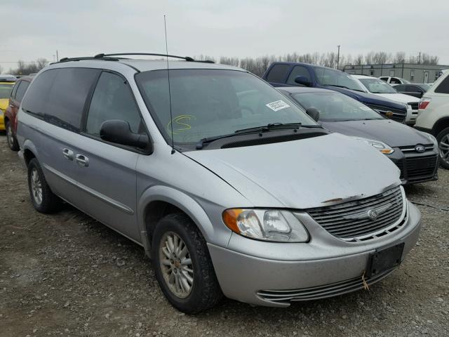 2C4GP74L42R717081 - 2002 CHRYSLER TOWN & COU SILVER photo 1