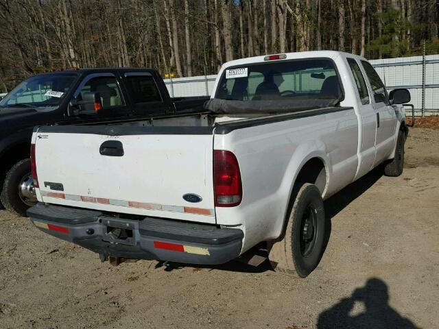 1FTNX20L02EC23376 - 2002 FORD F250 SUPER WHITE photo 4