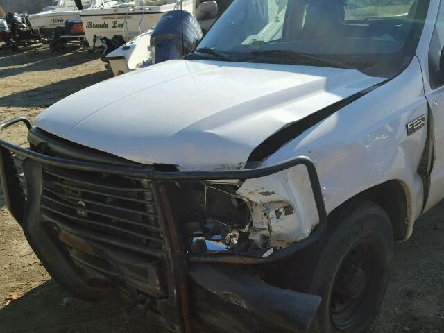 1FTNX20L02EC23376 - 2002 FORD F250 SUPER WHITE photo 9