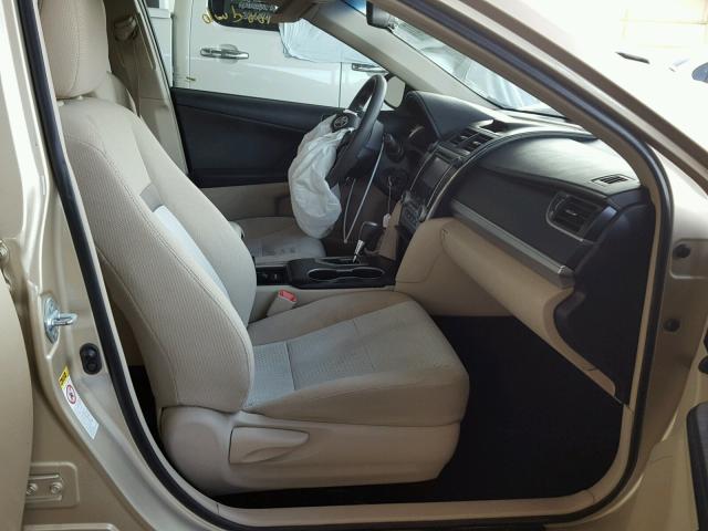 4T1BF1FK4CU064038 - 2012 TOYOTA CAMRY BASE GOLD photo 5