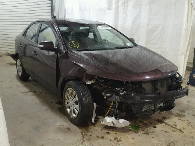 KNAFU4A21A5245641 - 2010 KIA FORTE EX BURGUNDY photo 1