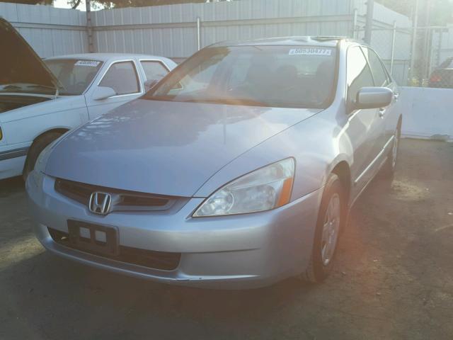 1HGCM56455A088023 - 2005 HONDA ACCORD LX SILVER photo 2