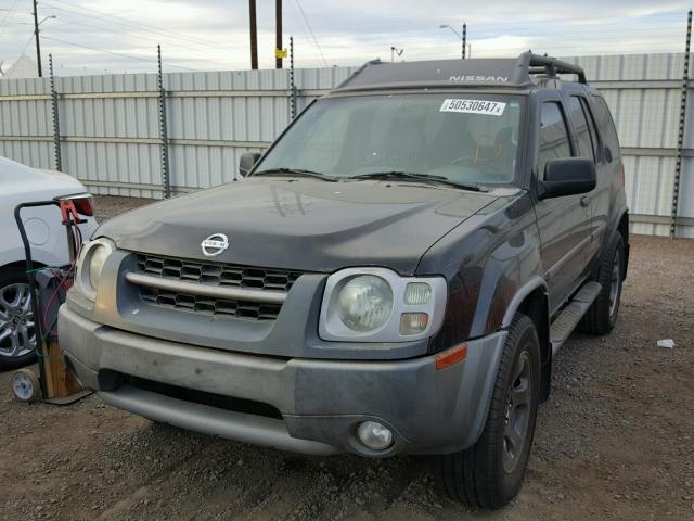 5N1ED28T34C638439 - 2004 NISSAN XTERRA XE BLACK photo 2