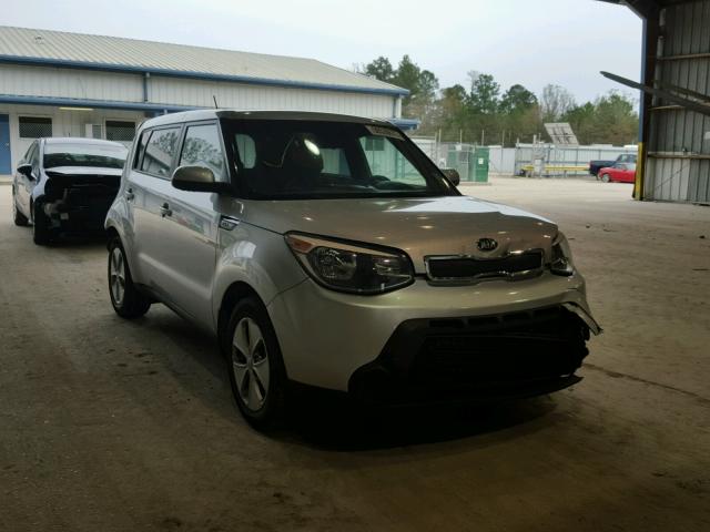 KNDJN2A22F7811154 - 2015 KIA SOUL SILVER photo 1