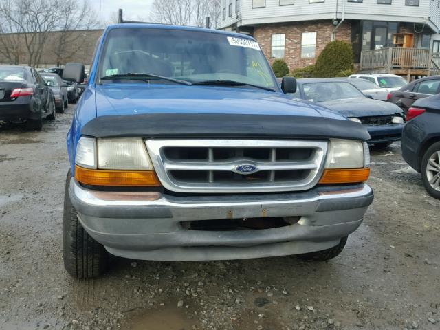 1FTYR14C3WTA38879 - 1998 FORD RANGER SUP BLUE photo 9