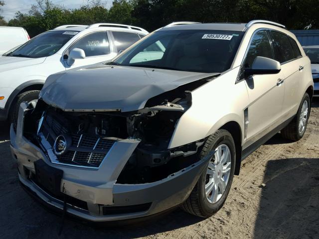 3GYFNAEY9AS654242 - 2010 CADILLAC SRX LUXURY GOLD photo 2