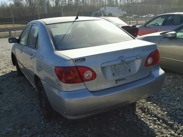 JTDBR32E830026603 - 2003 TOYOTA COROLLA CE SILVER photo 3