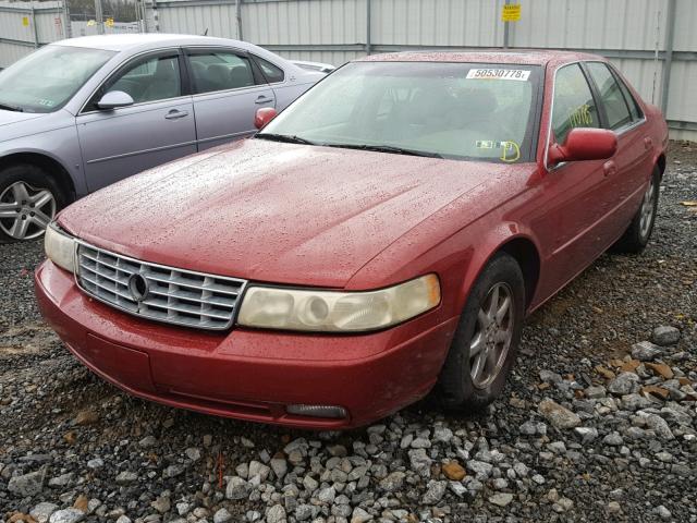 1G6KY5497XU904621 - 1999 CADILLAC SEVILLE ST RED photo 2